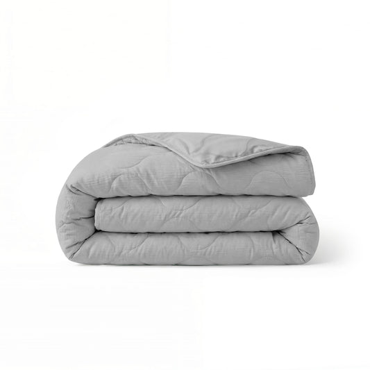 Zelesta Spécial Mousseline Couette Été - Gris Clair