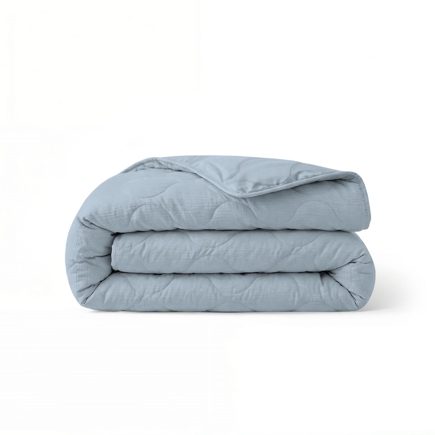 Zelesta Spécial Mousseline Couette Été - Bleu Glacier