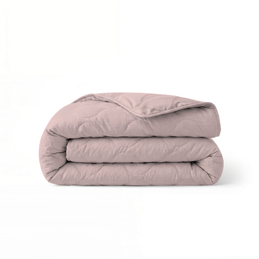 Zelesta Spécial Mousseline Couette Été - Rose Doux
