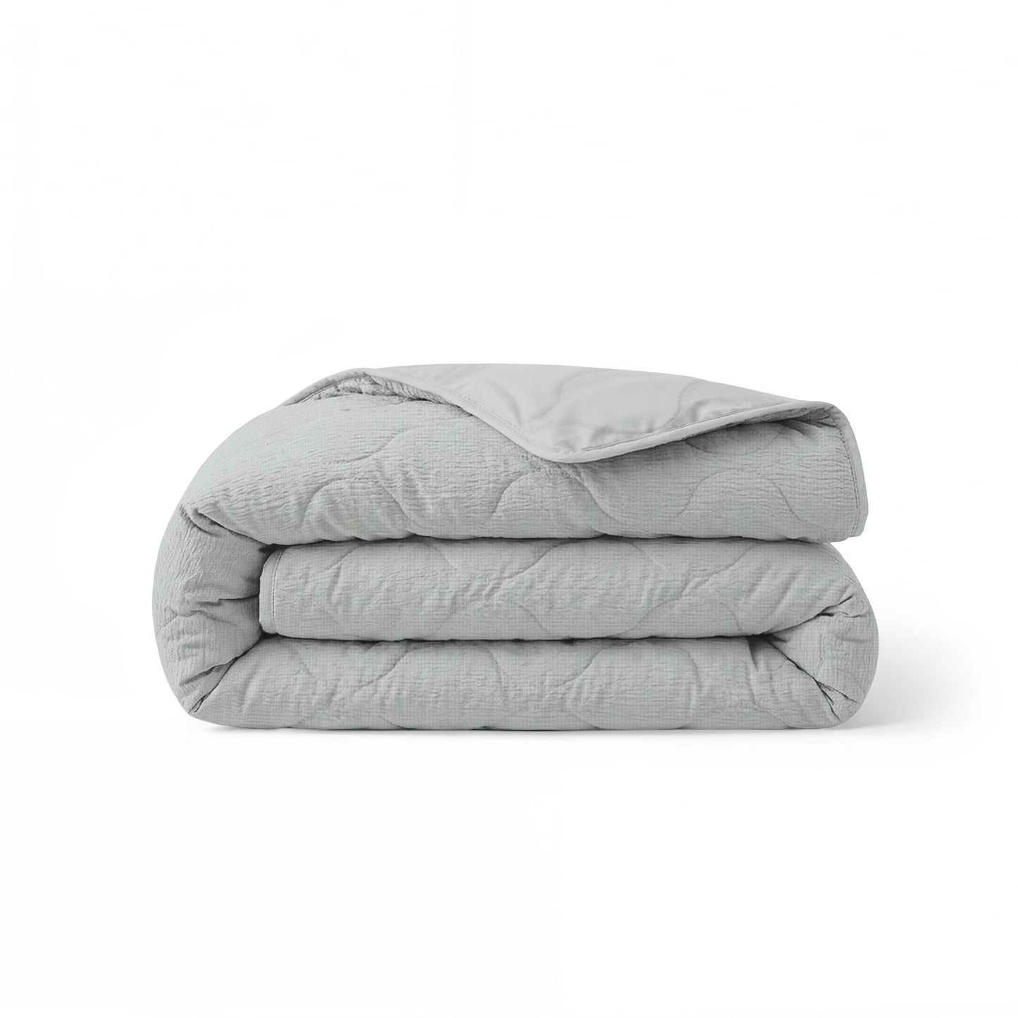 Zelesta Spécial Seersucker Couette Été - Bleu Givré