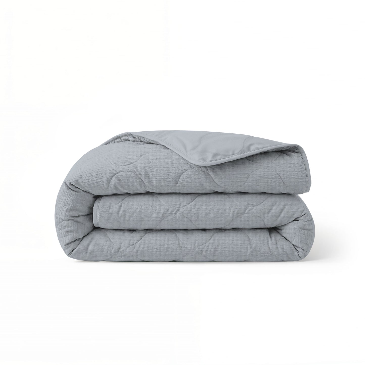 Zelesta Spécial Seersucker Couette Été - Bleu Nacré