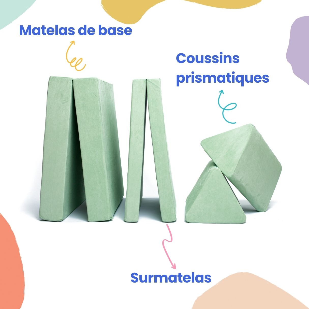 BAAAP - Le canapé de jeu adoré - Velours Côtelé Taupe