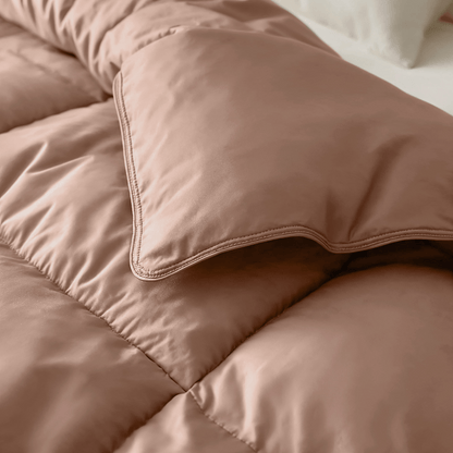 Zelesta Satinbed Coton - Terre Cuite 200x200cm et 240x200cm