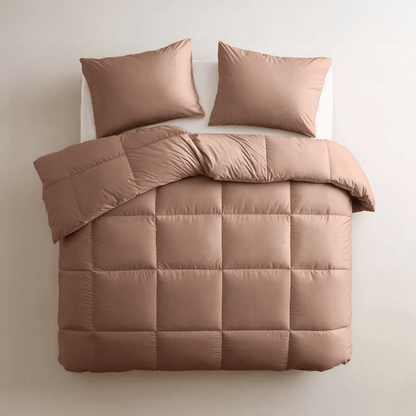 Zelesta Satinbed Coton - Terre Cuite 200x200cm et 240x200cm