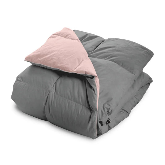 Zelesta Percale Cottonbed Coton - Rose & Gris