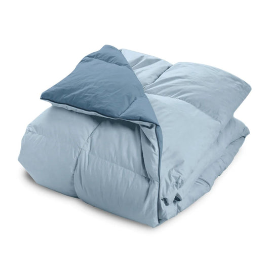 Zelesta Percale Cottonbed Coton - Bleu Ciel & Bleu Marine