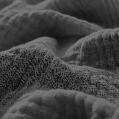 Mousseline Drap-Housse - Anthracite