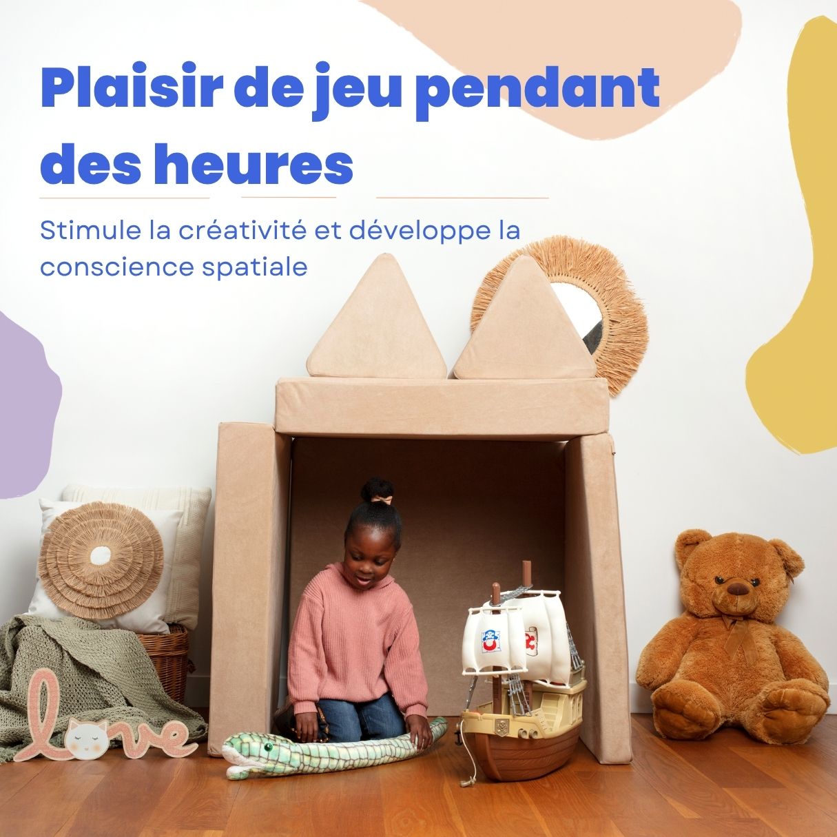 BAAAP - Le canapé de jeu adoré - Velours Côtelé Taupe