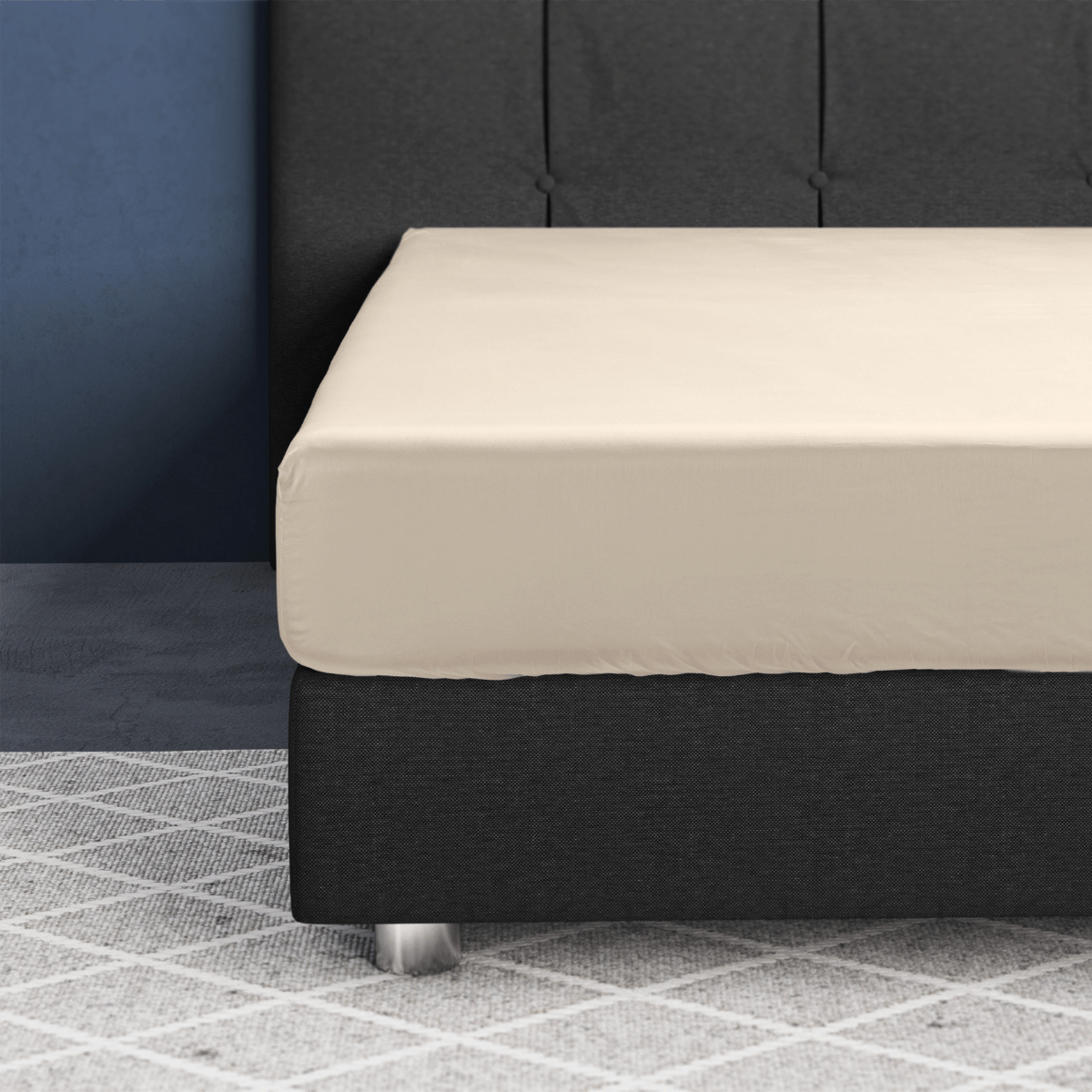 Primaviera Drap-housse Satin Deluxe Sable