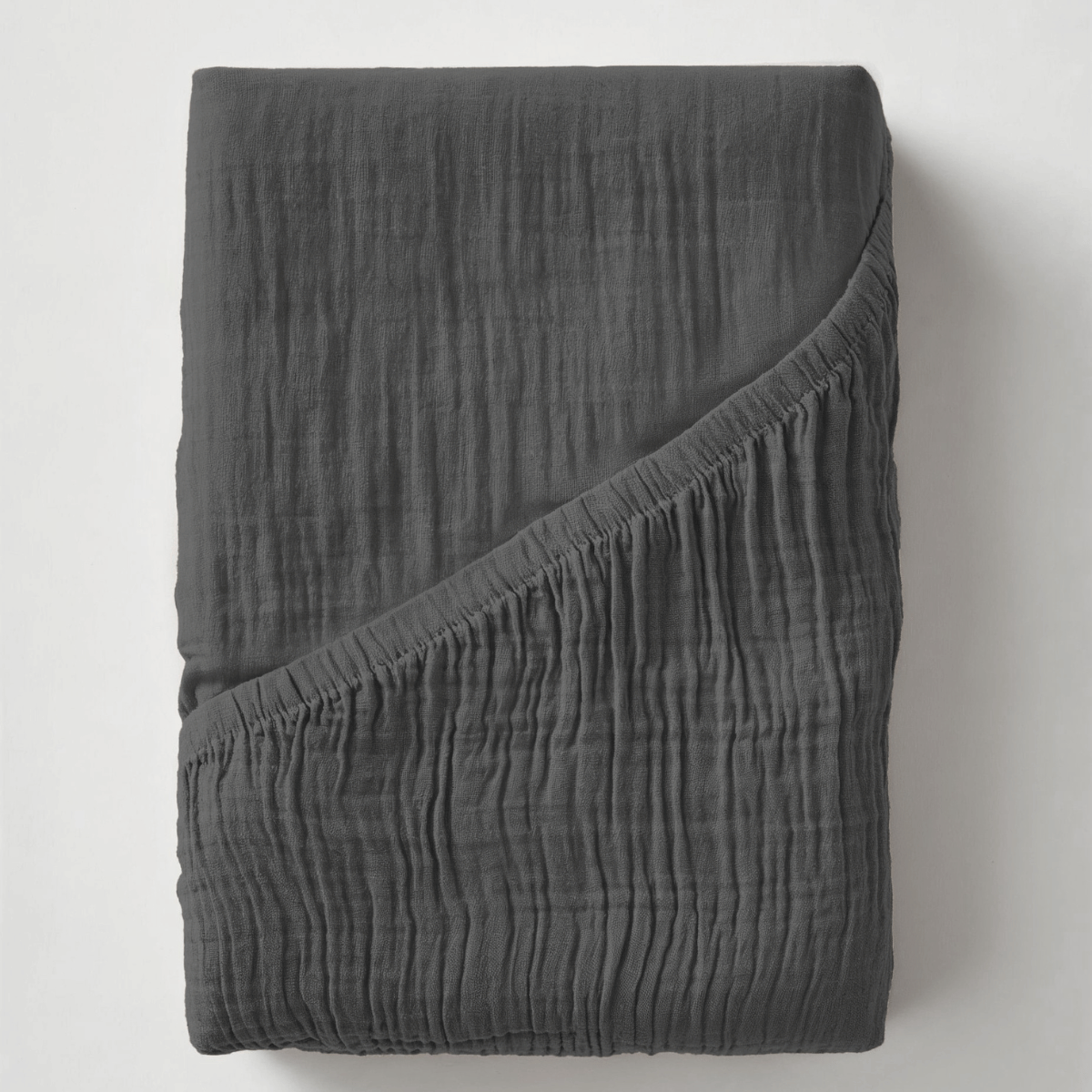 Mousseline Drap-Housse - Anthracite