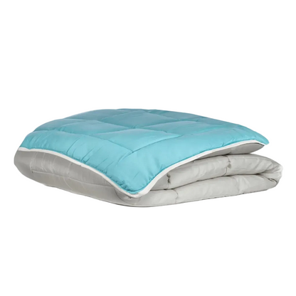 Zelesta Everyday Duo Couette Été - Gris Clair & Vert de Mer