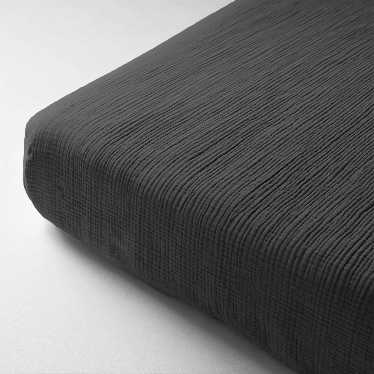 Mousseline Drap-Housse - Anthracite