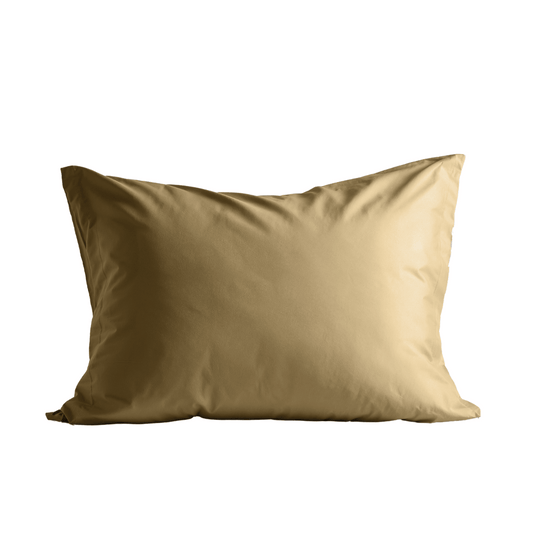 Zelesta Satinbed Taies d'Oreiller - Set de 2 - Pur Ocre