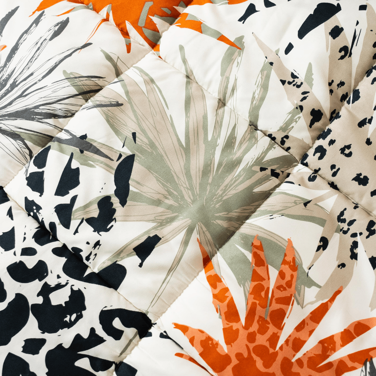 Zelesta Wonderbed 4 Saisons Double - Jungle orange