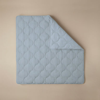 Zelesta Spécial Mousseline Couette Été - Bleu Glacier