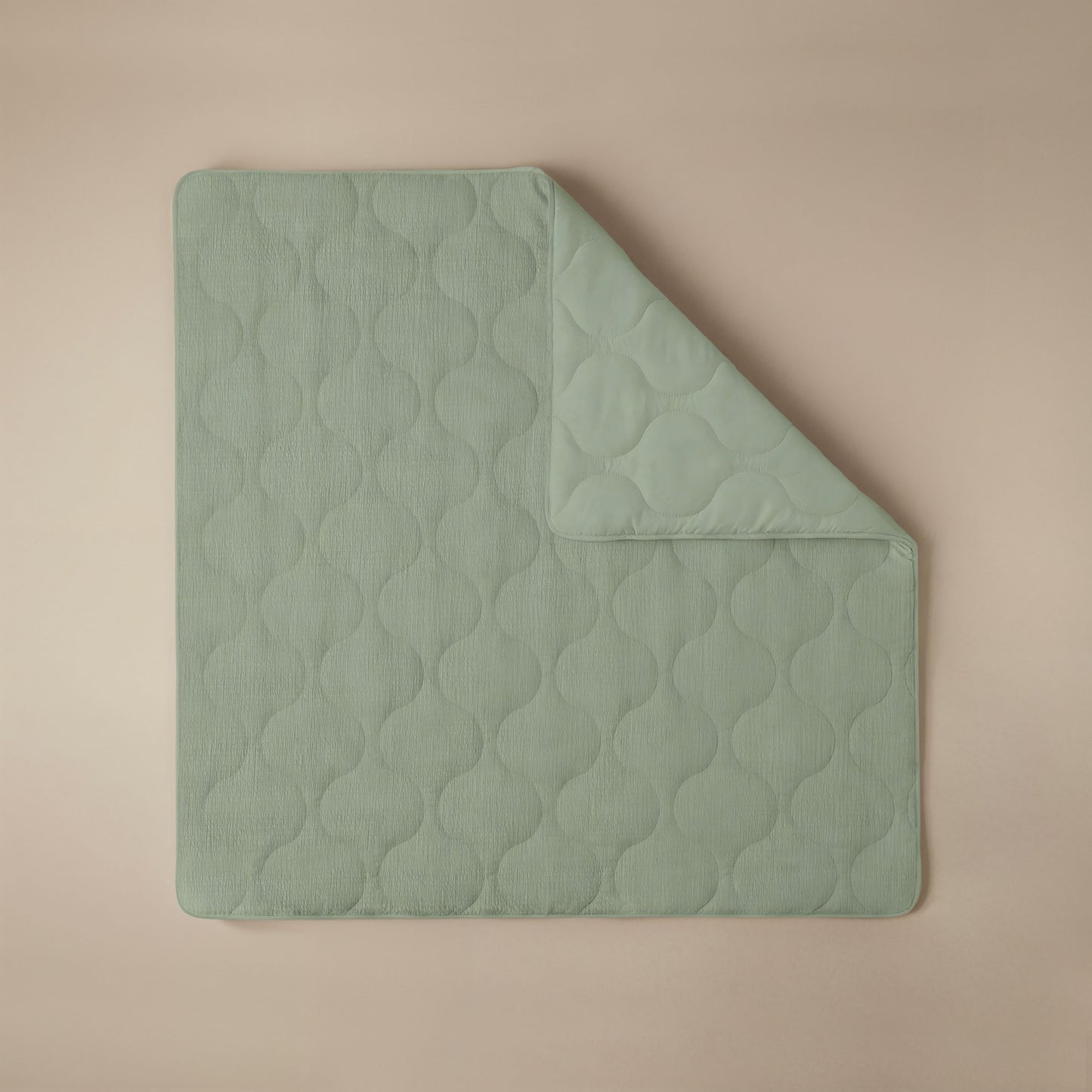 Zelesta Spécial Seersucker Couette Été - Vert Sauge
