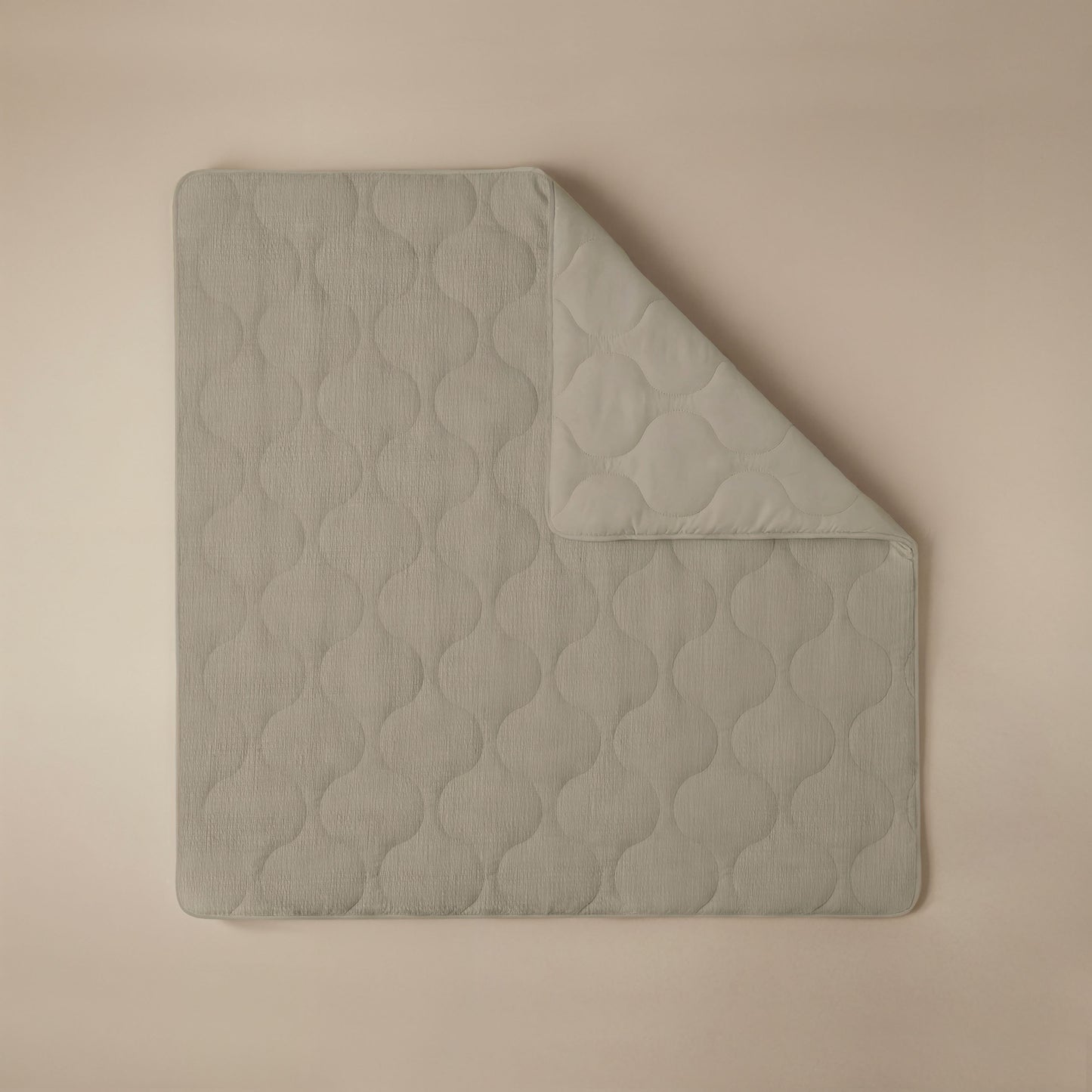 Zelesta Spécial Seersucker Couette Été - Gris Doux