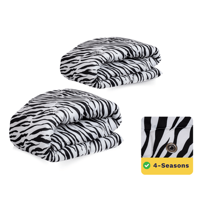 Zelesta Wonderbed 4 Saisons Double - Peau de Zèbre