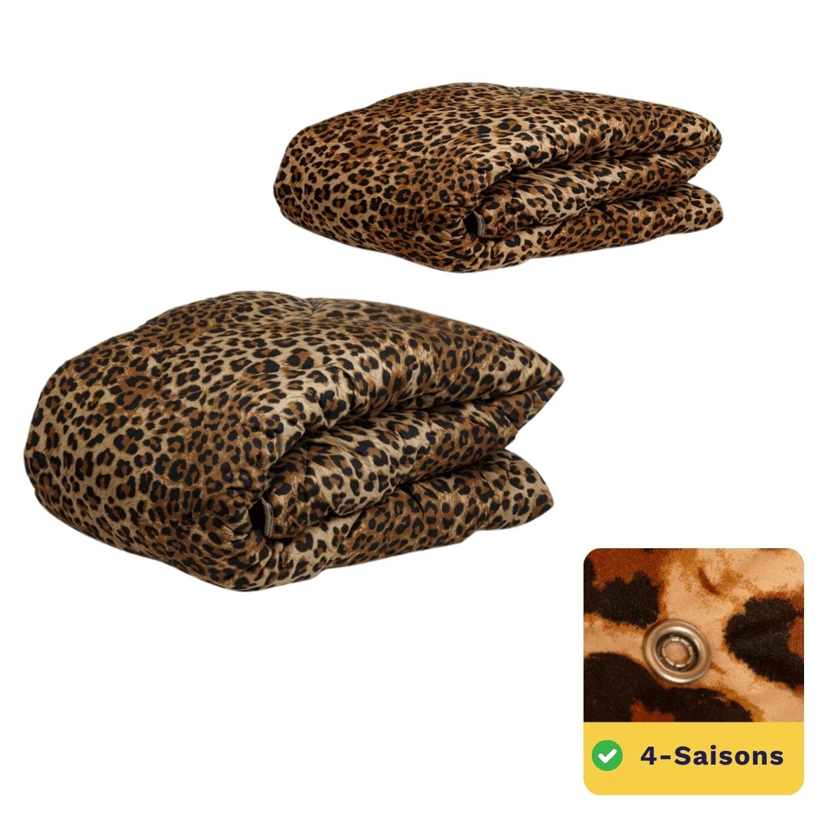 Zelesta Wonderbed 4 Saisons Double - Peau de Jaguar