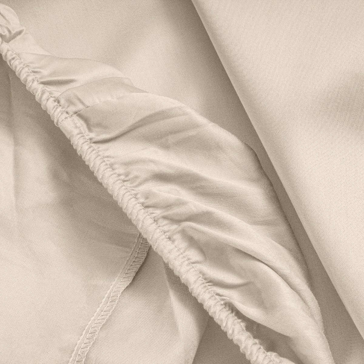 Primaviera Drap-housse Satin Deluxe Sable