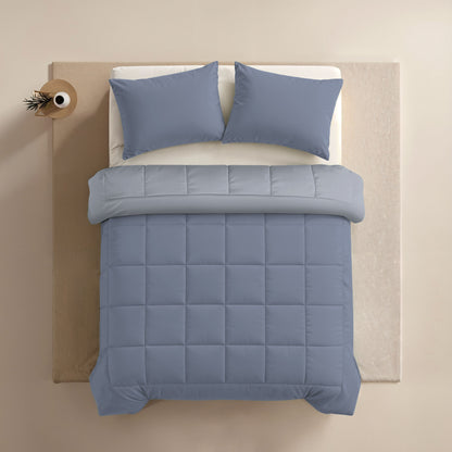 Zelesta Comfort Duo Couette - Arctique & Bleu Doux