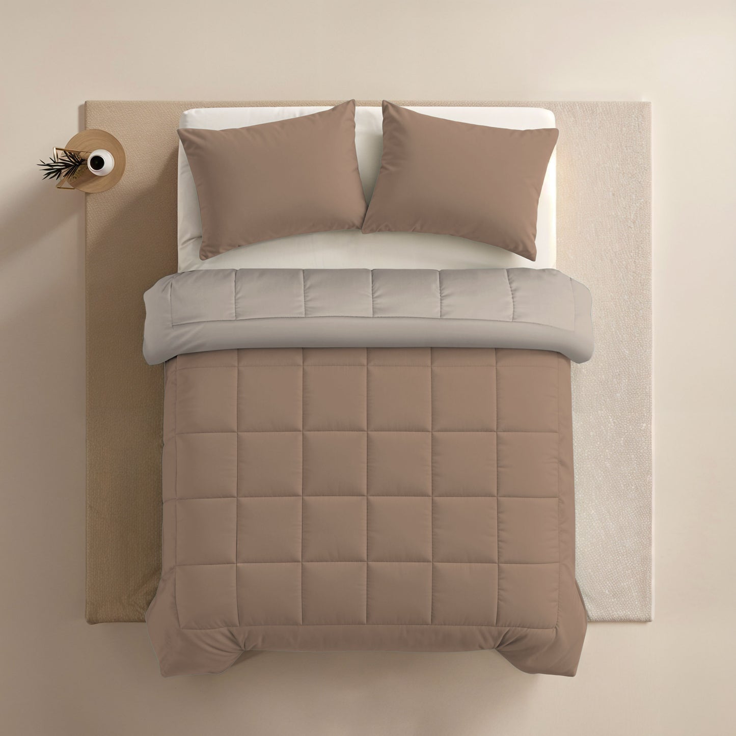 Zelesta Comfort Duo Couette - Terra & Sable