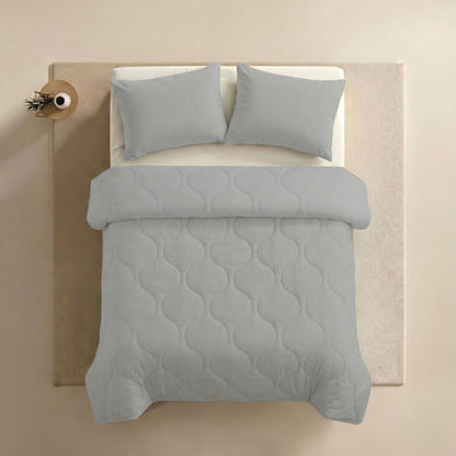Zelesta Spécial Mousseline Couette Été - Gris Clair