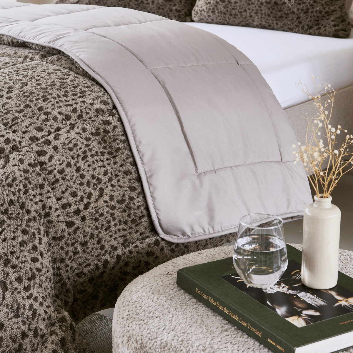 Zelesta Teddybed - Panthère Taupe