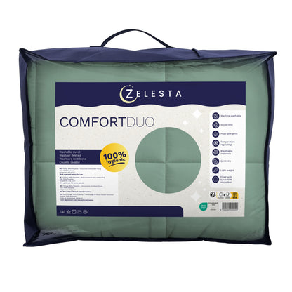 Zelesta Comfort Duo Couette - Vert Menthe & Vert Clair