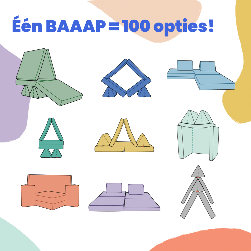 BAAAP - Le canapé de jeu adoré- Emerald Green