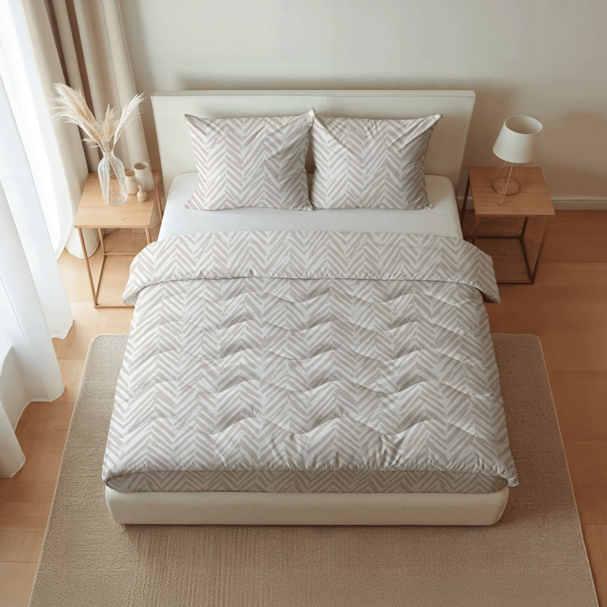 Zelesta Royalbed Coton - Crème Naturelle