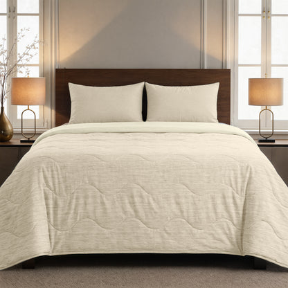 Zelesta Spécial Mix Fraîcheur Couette Été - Sable Ivoire