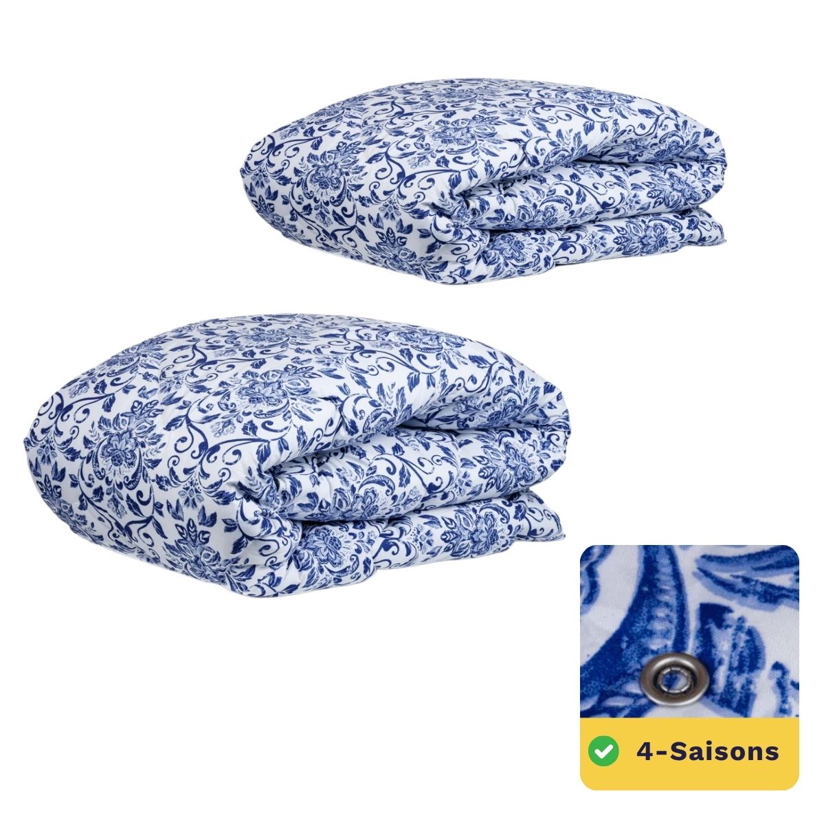 Zelesta Wonderbed 4 Saisons Double - Motif Néerlandais