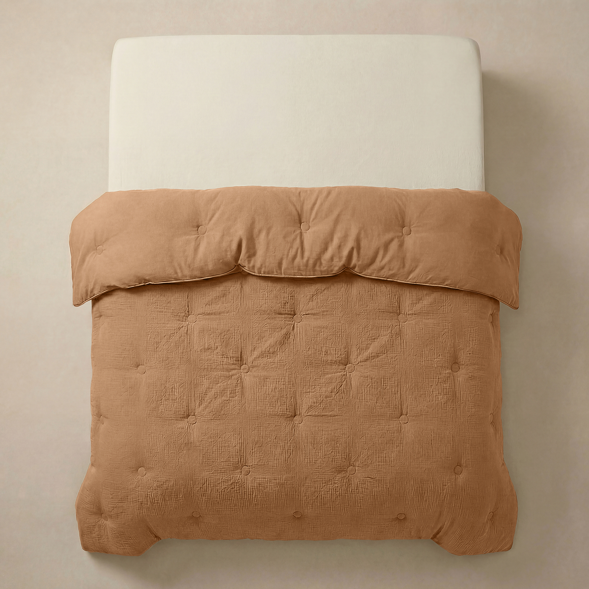 Zelesta Deluxe Couette Mousseline de Coton - Terracotta