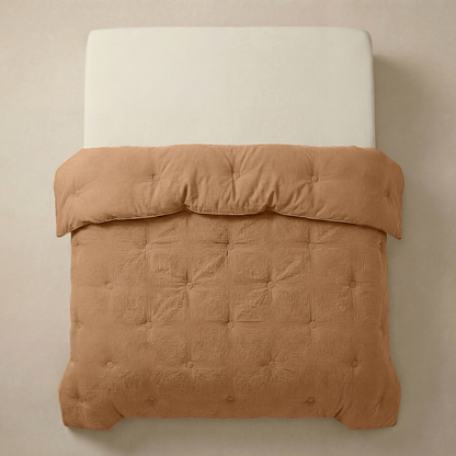 Zelesta Deluxe Couette Mousseline de Coton - Terracotta