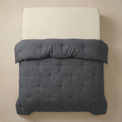 Zelesta Deluxe Couette Mousseline de Coton - Anthracite