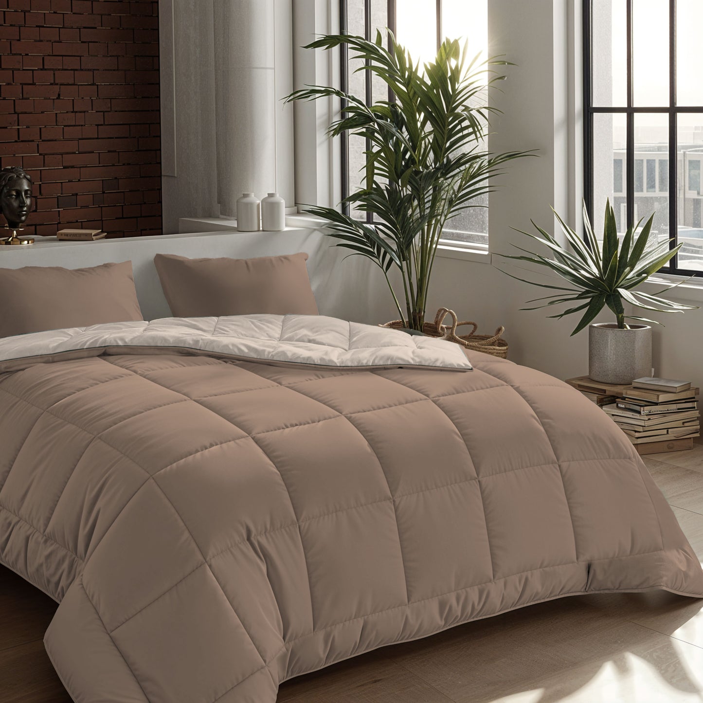 Zelesta Comfort Duo Couette - Terra & Sable