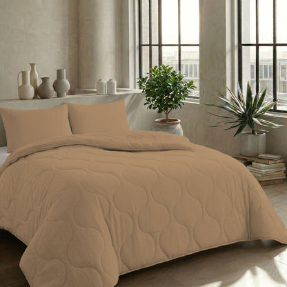 Zelesta Spécial Mousseline Couette Été - Beige Doux
