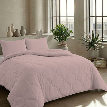 Zelesta Spécial Mousseline Couette Été - Rose Doux