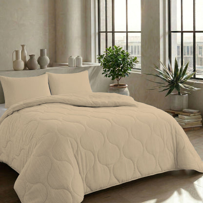 Zelesta Spécial Mousseline Couette Été - Jaune Vanille