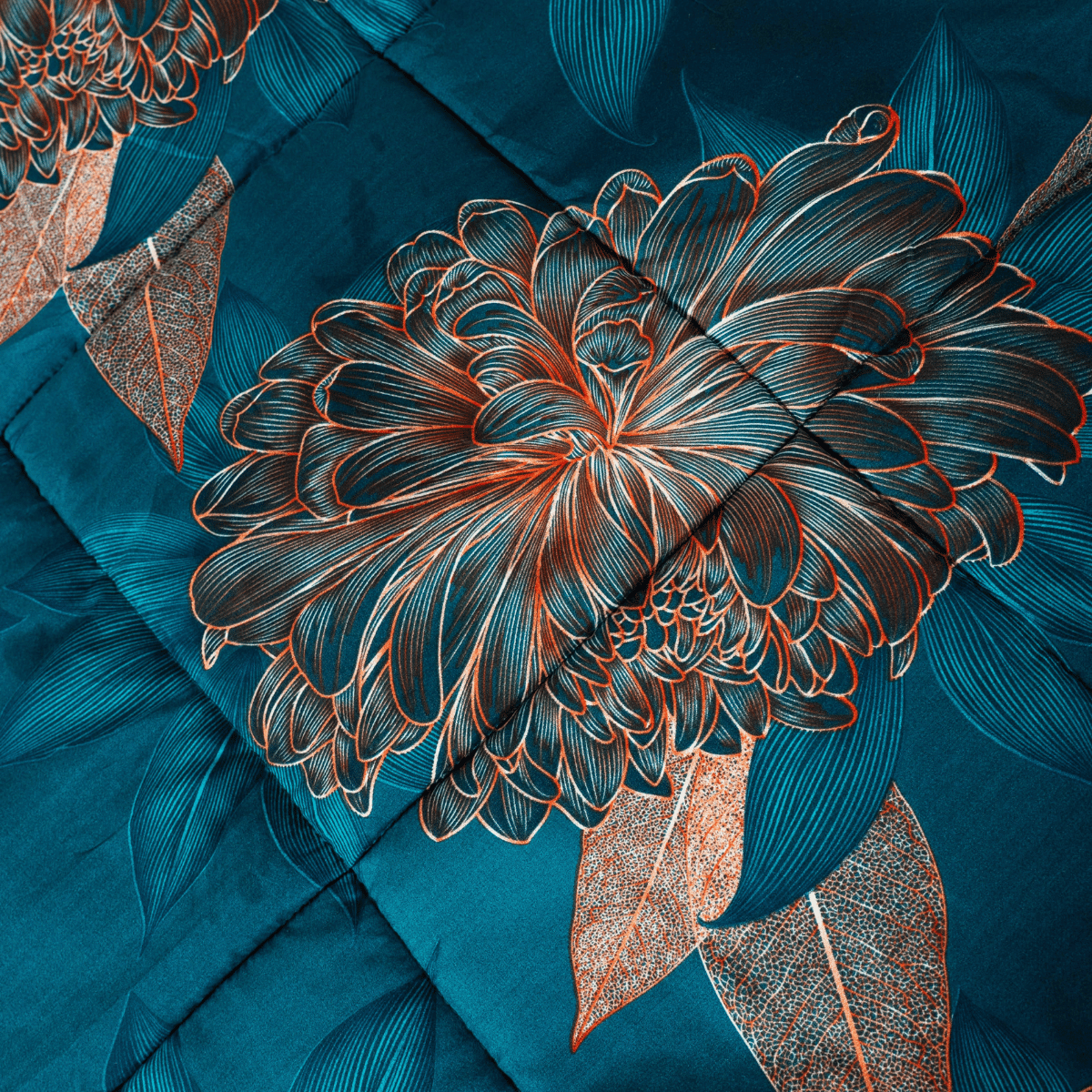 Zelesta Wonderbed 4 Saisons Double - Fleurs Royales