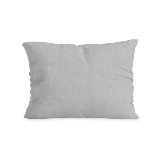 Zelesta Spécial Seersucker Taies d'Oreiller - Set de 2 - Bleu Givré