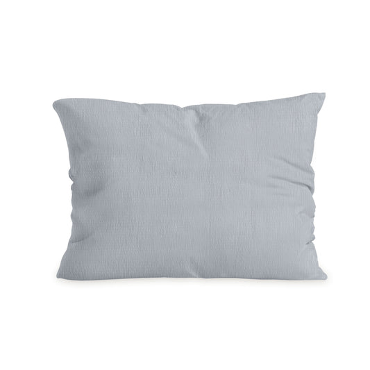 Zelesta Spécial Seersucker Taies d'Oreiller - Set de 2 - Bleu Nacré