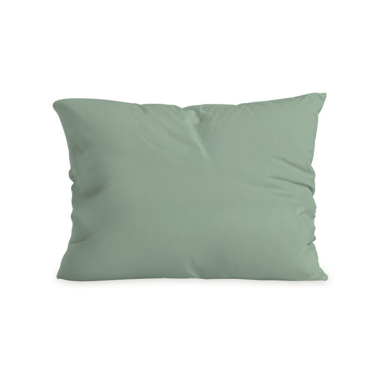 Zelesta Spécial Mousseline Taies d'Oreiller - Set de 2 - Vert Eucalyptus