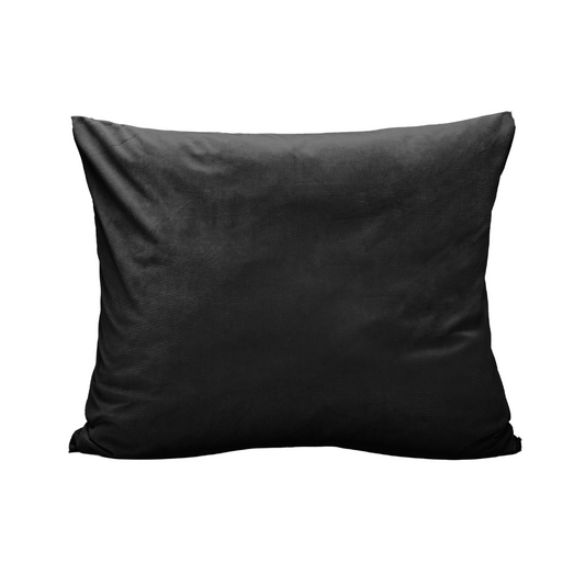 Zelesta Velvetbed Taies d'Oreiller - Set de 2 - Noir