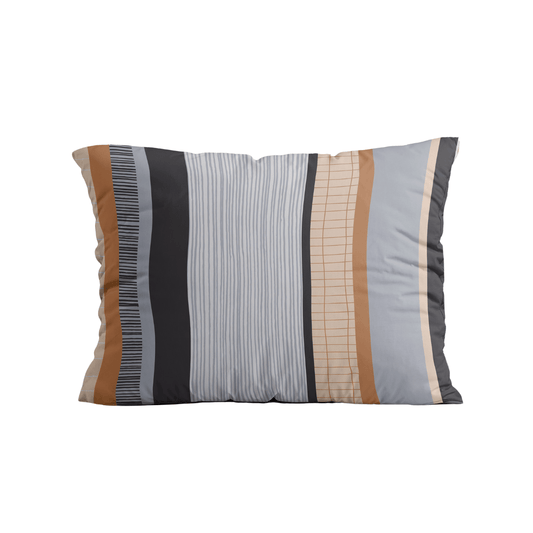 Zelesta Comfort Design Taies d'Oreiller - Set de 2 - Rayures Bleues