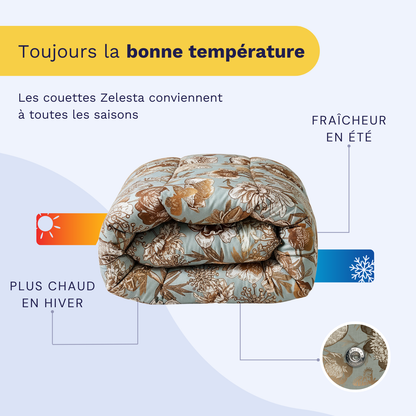 Zelesta Wonderbed 4 Saisons Double - Chic Botanique