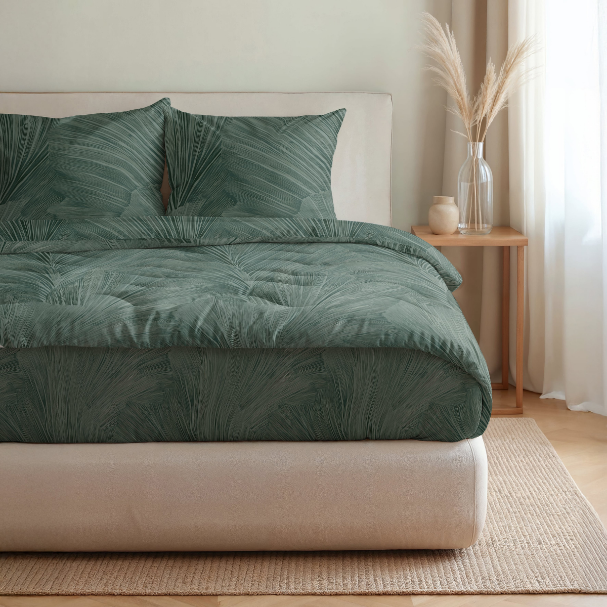 Zelesta Royalbed Coton - Vert Botanique