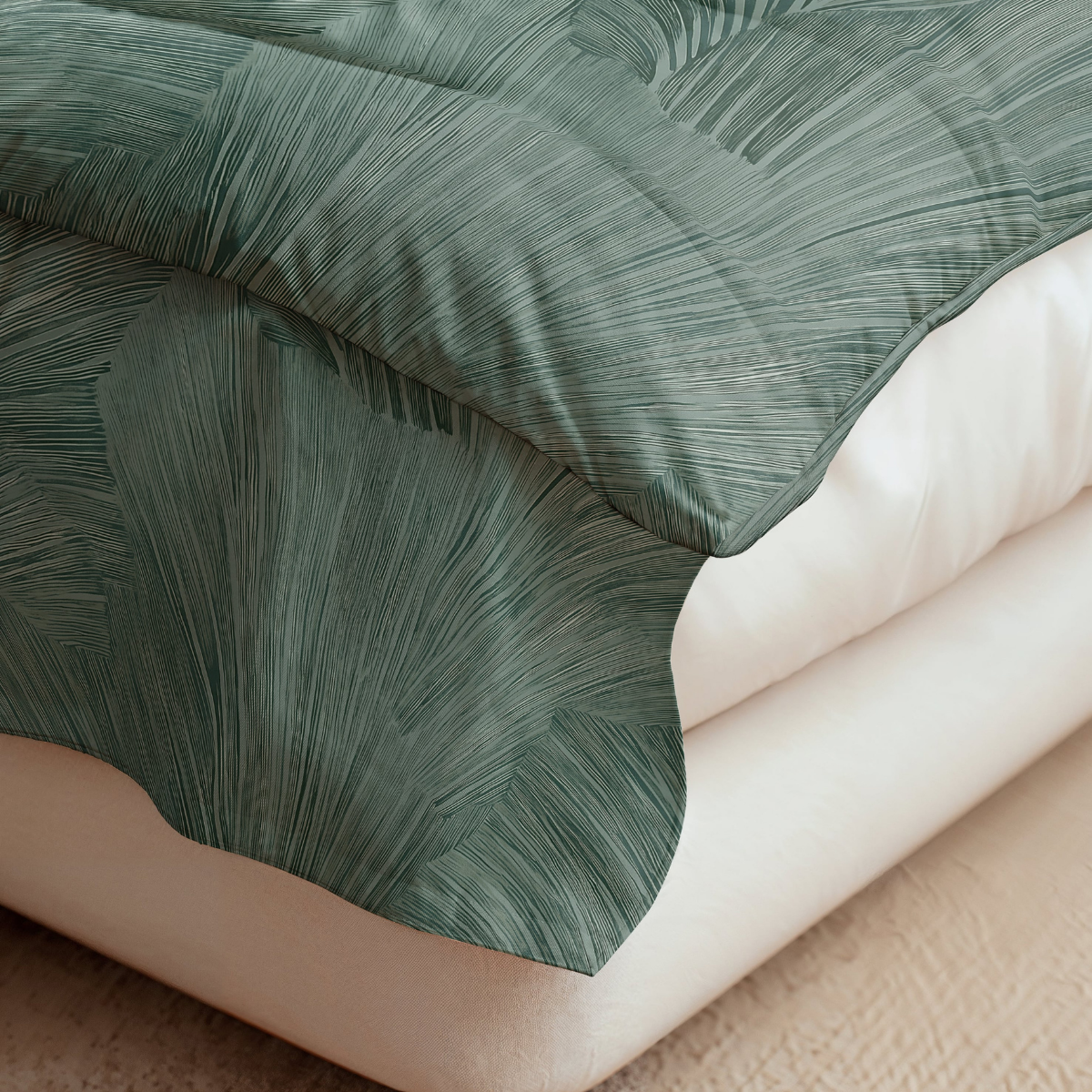 Zelesta Royalbed Coton - Vert Botanique