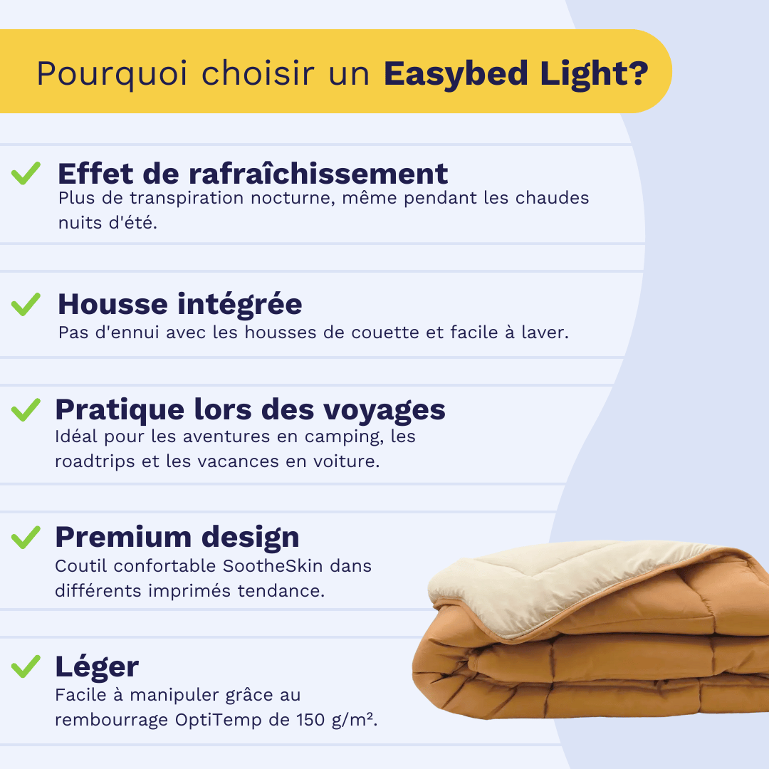 Zelesta Easybed Light - Bronze brun & Lin